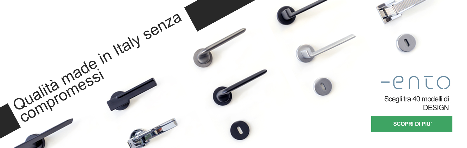 Maniglie Ento 40 modelli di Design