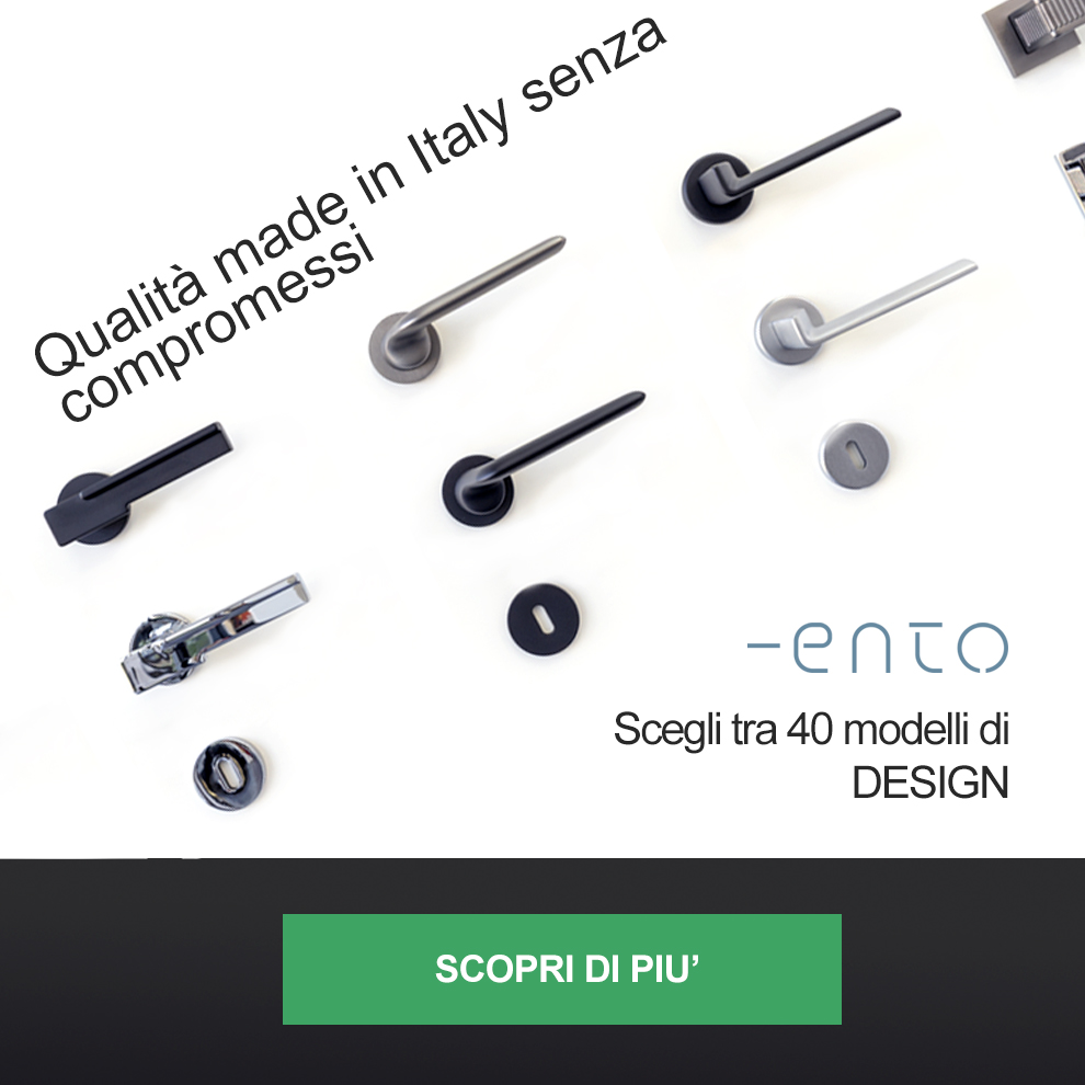 Maniglie Ento 40 modelli di Design