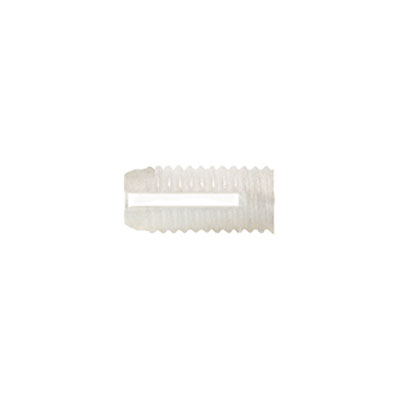 Bussola autofilettante ad espansione in nylon per foro Ø 5 mm Bussola autofilettante ad espansione in nylon per foro Ø 5 mm