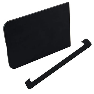 Unico set cover per meccanismo ed anta, montaggio a filo