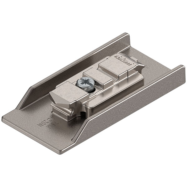 Base di premontaggio cerniera cristallo Clip Top