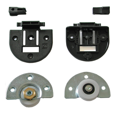 Guarnitura completa System 0105 per 1 anta legno peso max 60 kg Guarnitura completa System 0105 per 1 anta legno peso max 60 kg