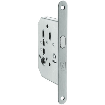 Serratura Bonaiti 061 a gancio per bagno quadro 8 mm Serratura Bonaiti 061 a gancio per bagno quadro 8 mm