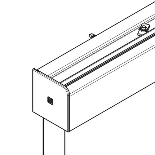 Coppia tappi per veletta 102 mm