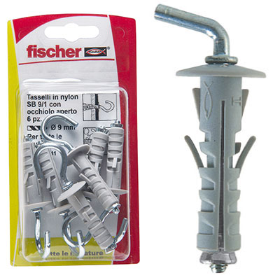 Tassello Fischer SB 9 8K gancio corto