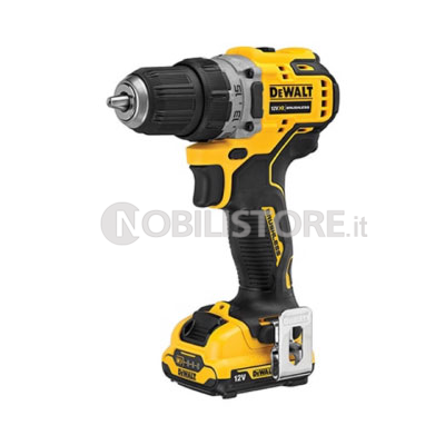 Trapano Avvitatore DeWalt 12V 2 Ah XR Brushless Sub-Compact Drill Driver DCD701D2