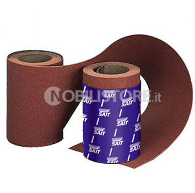 Carta abrasiva Saitac RSSC AW D altezza 115 mm rotolo da  5 metri