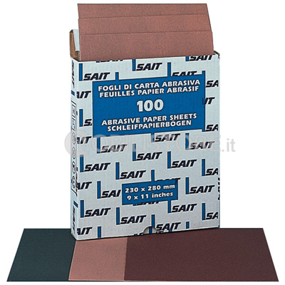 Carta abrasiva Saitac S SC AW D foglio 230x280 mm