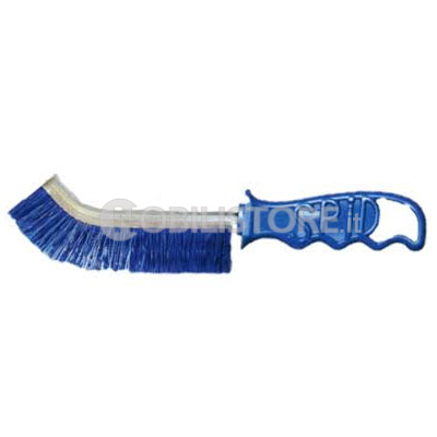 Spazzola Spid manico blu