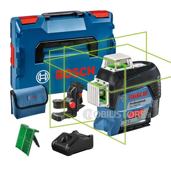 Livella laser Bosch GLL 3-80 CG + BM 1 Professional