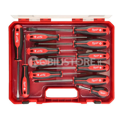 Set Giraviti con punta magnetica Milwaukee 12 pz - Set 4