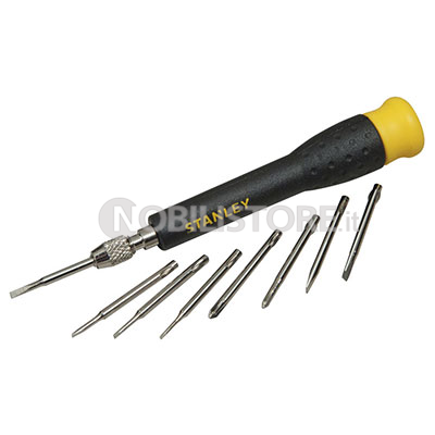 Cacciavite Stanley di precisione multilama + 16 lame
