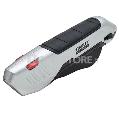 Cutter Stanley Fatmax in metallo con leva di sicurezza