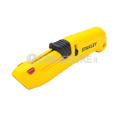 Cutter Stanley di sicurezza con cursore a 3 lati