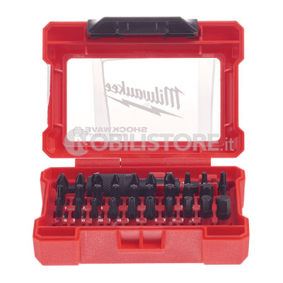Set inserti Milwaukee Shockwave 32 pz per Avvitatura