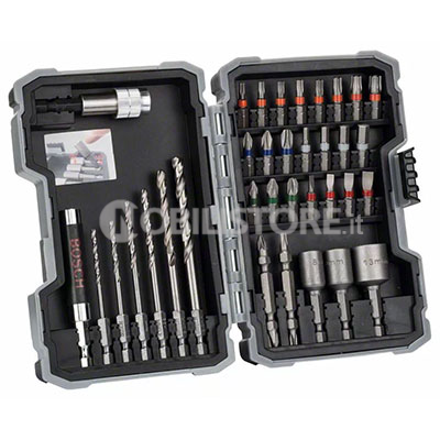 Set inserti e punte per metallo Bosch Extra Hard, 35 pezzi