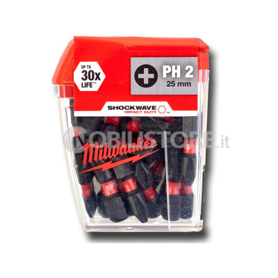 Set Inserti Milwaukee per viti Philips