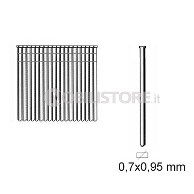 Chiodini piccola testa 0,7x0,95 mm Elpa AP 08