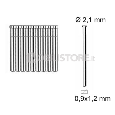 Chiodini piccola testa 0,9 x 1,2 Bostitch TI-PIN