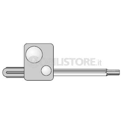 CHIAVE TORX 15 PER MONTAGGIO COLTELLI IN HM