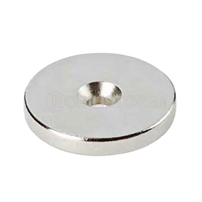 Magnete al neodimio foro Ø 3 mm
