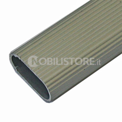 Tubo alluminio ovale 30x15 mm