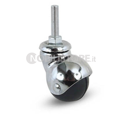 Ruota Rollstar Serie 165B girevole con perno filettato