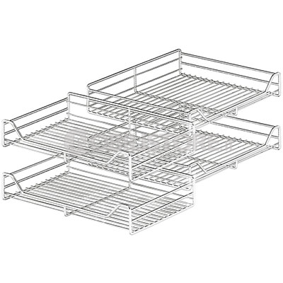 Set 4 cesti filo cromato per Magic Corner