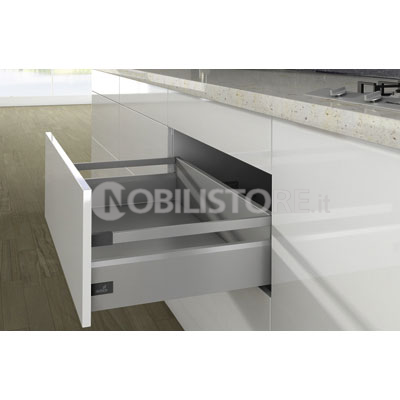 Kit spondine ArciTech altezza 126 mm per cassettone altezza 186 mm con ringhierina
