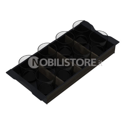 Inserto box portabicchieri per dispensa Filo e Fit