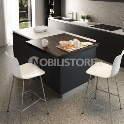 Dispositivo Corner, piano scorrevole su top con movimento diagonale
