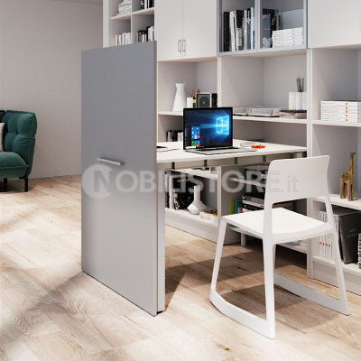 Dispositivo Evolution +39, tavolo estraibile dal cabinet con gamba a ponte