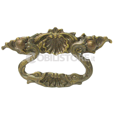 Maniglia ottone in fusione D817 Delfino