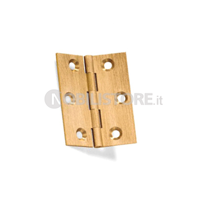 Cerniera ottone fresata piana