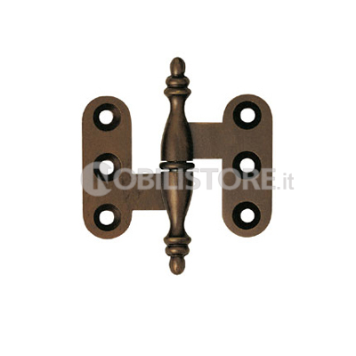 Cerniera ottone Omp Porro piana 33x45 mm bordo arrotondato