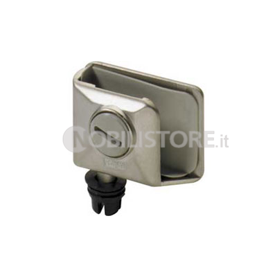 Coppia cerniere ET150 per ante in vetro a filo spessore max 5,2 mm