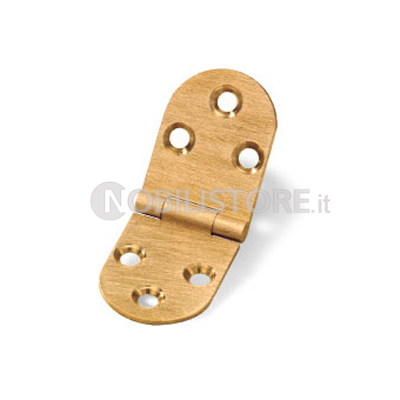 Cerniera ottone a biscotto senza fermo