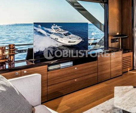 Sollevatore Tv con rotazione e apertura servo-assistita sportello