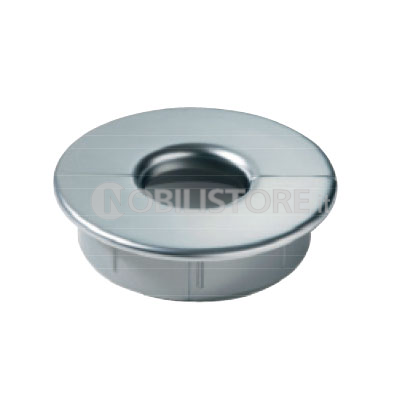Passacavo Executive Donut in metallo, foro Ø 80 mm