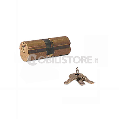 Cilindro Welka in ottone tondo ø 22 mm