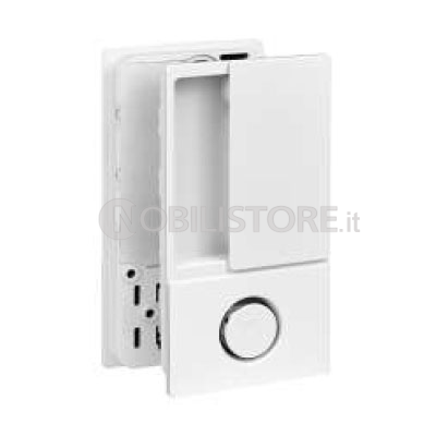 Kit maniglia Wave con chiavistello bagno, porta scorrevole
