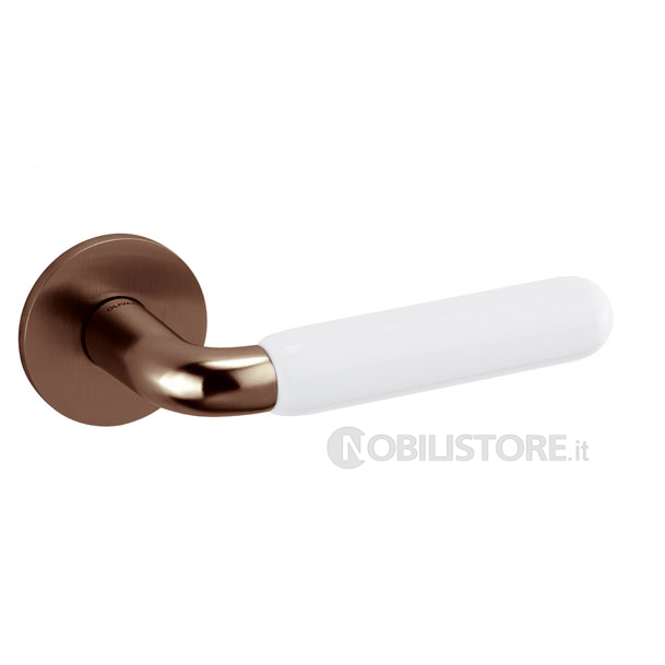 DD SuperBronzo satinato + bianco/SuperBronze satin + white
