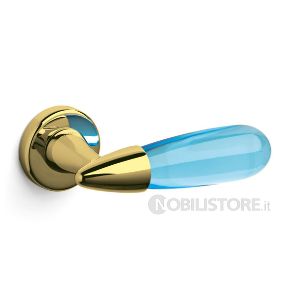 Z1 SuperOro lucido-Azzurro/SuperGold bright-Light blue
