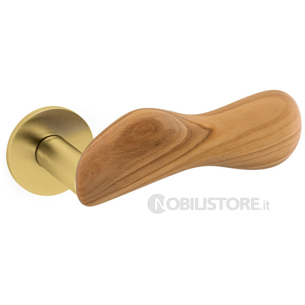 TU SuperOro satinato + legno Ulivo/SuperGold satin+Olive wood