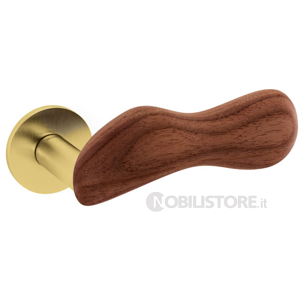 TY SuperOro satinato + legno Noce/SuperGold satin+Walnut wood