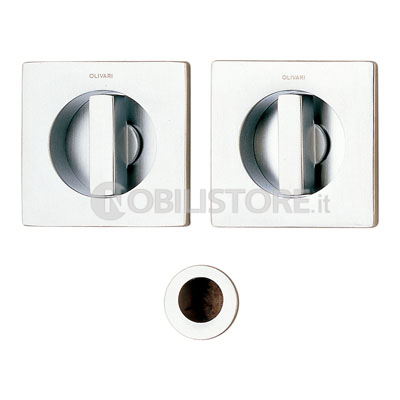Kit maniglie Olivari Giotto Q D128 con doppio chiavistello