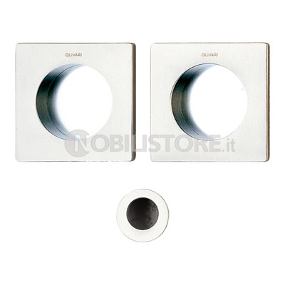 Kit maniglie Olivari Giotto Q D129 senza foro chiave