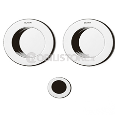 Kit maniglie Olivari Dante D134 senza foro chiave