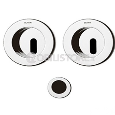 Kit maniglie Olivari Dante D135 con foro chiave