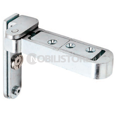 Cerniera invisibile CIR-00-03 per porte a filo, regolabile